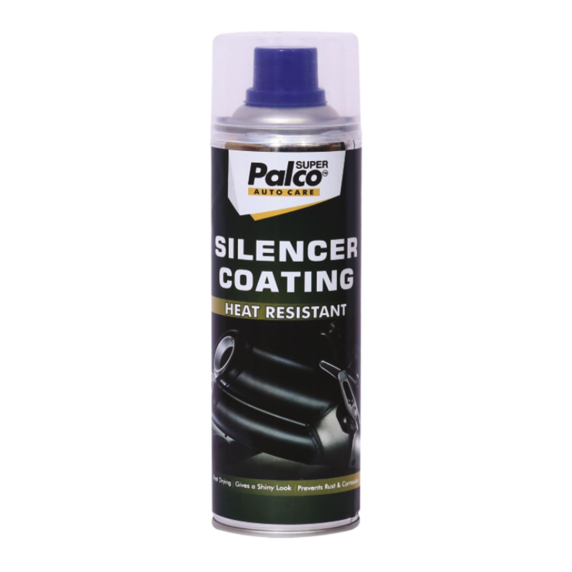 PALCO Silencer Coating Spray Black 150ml (Pack of 1), Heat Resistant Paint for Bike Exhaust, High Temperature Black Spray Paint for Bike, Prevent Rust and Leak, Diesel wash Resistance-image-29