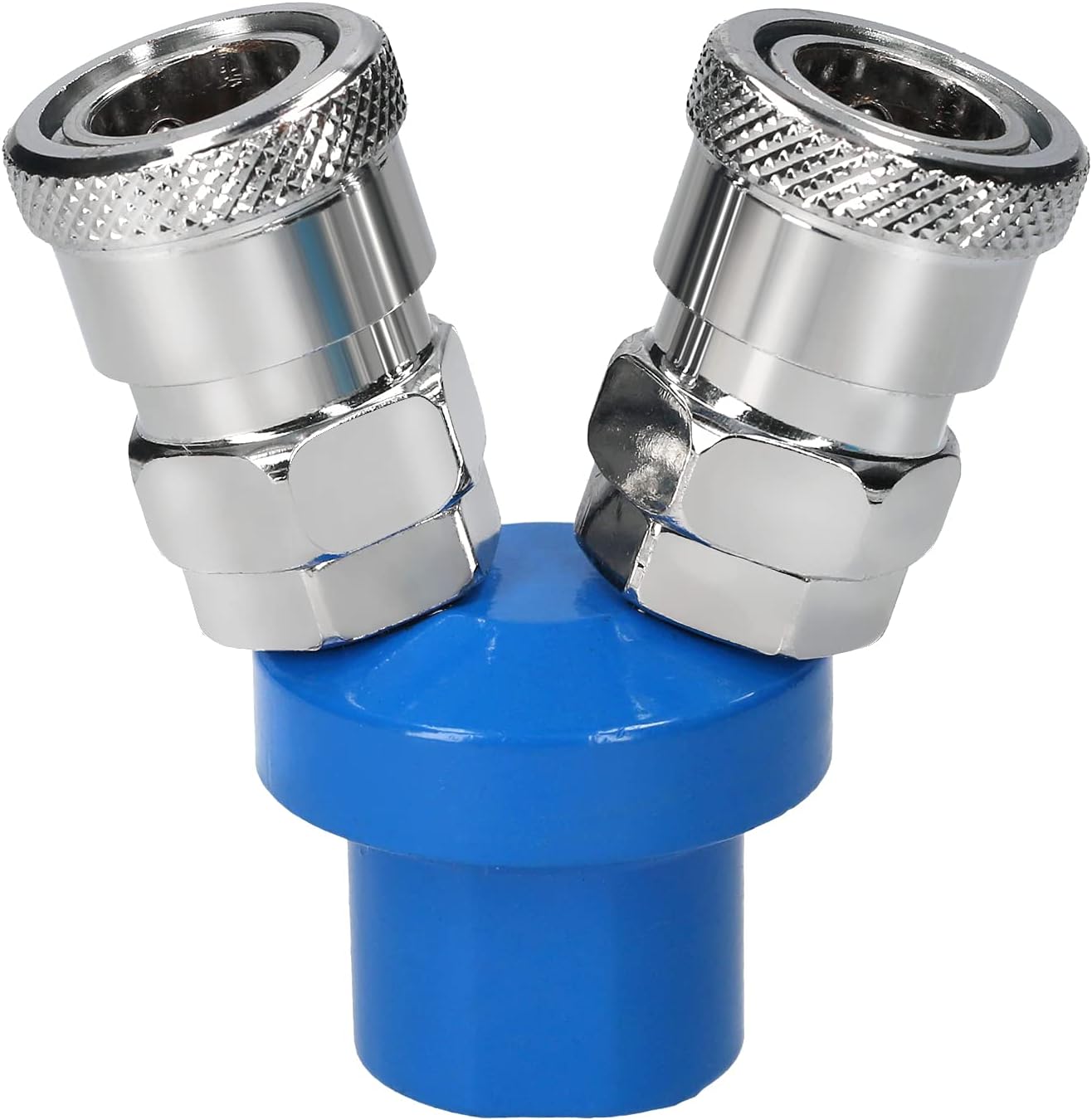 Buy Manifold Block Splitter 2 Way Quick Connect Air Hose Splitter