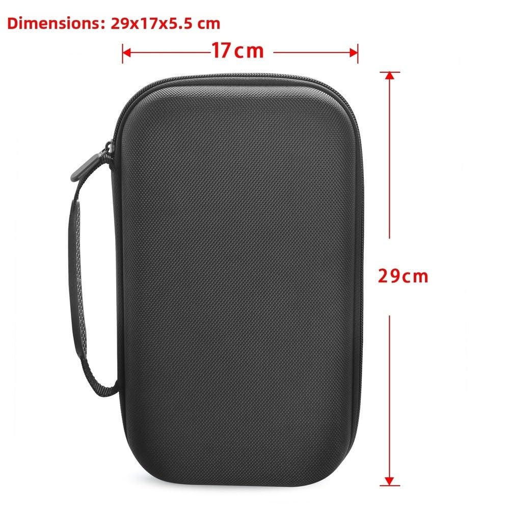 For dali katch G2 Speaker Storage Bag, Nylon Protective Case with Soft Lining, Portable Travel Carry Pouch for Speaker, Black