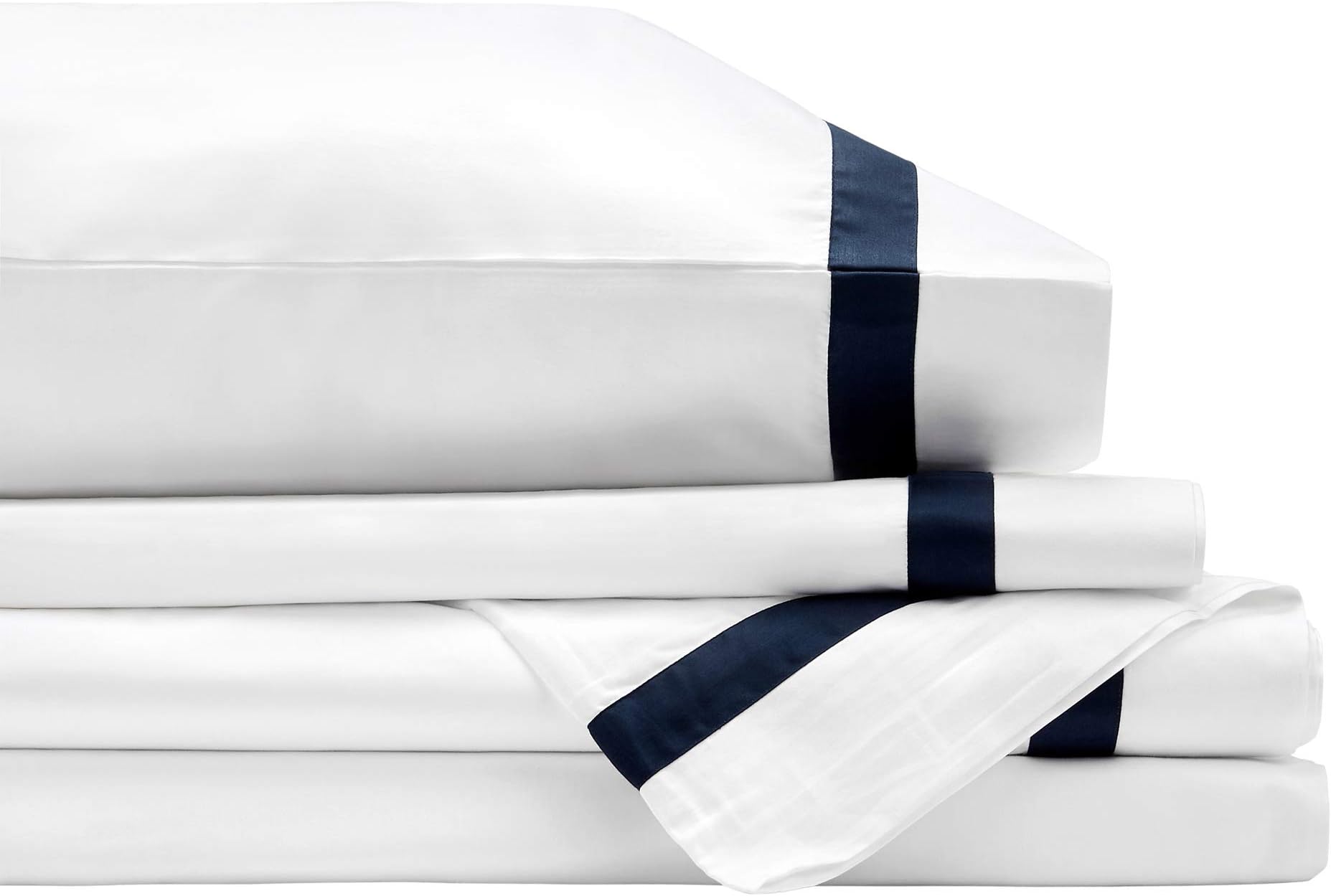 Pure Dreams 100% Egyptian Cotton 4 Piece Bed Sheet Set, 400 Thread Count, Soft Sateen 35Cm Deep Pocket, Long Staple Sheet Set-Taupe Solid,Double Size