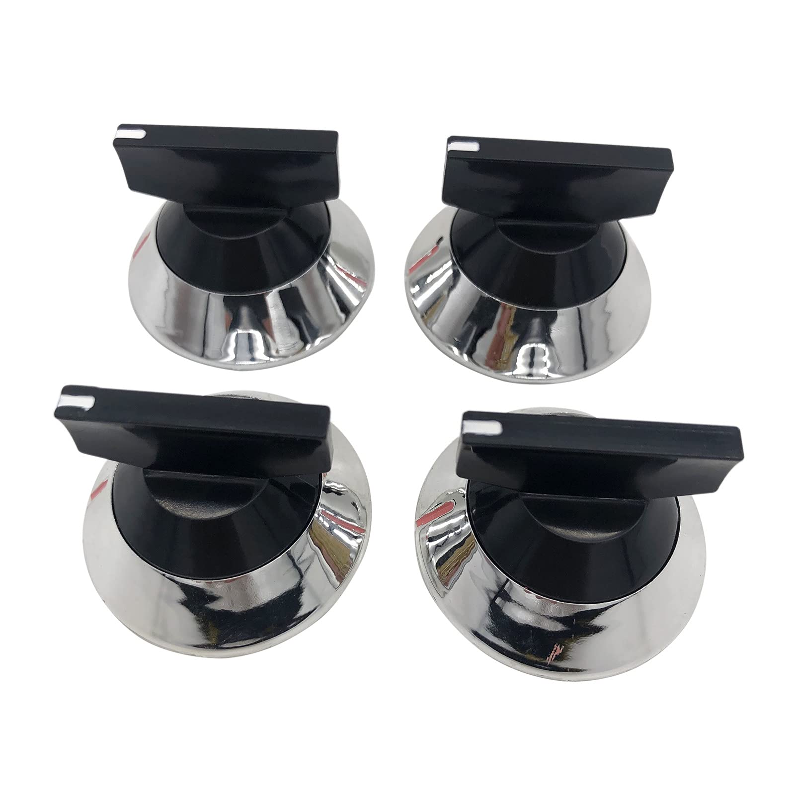 Top Burner Control Knobs Replace for 330190 Compatible with Whirlpool Electric Ranges Replaces 3WP330190 AP6008016 309540 328135 329404 ER330190 PS11741145 WP330190VP - 4 Pack
