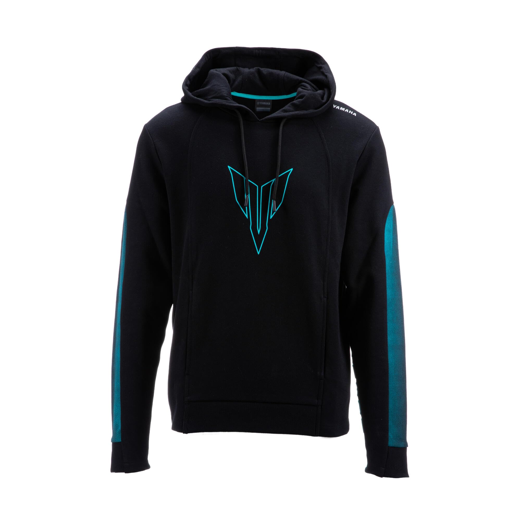 Yamaha Men's Blue Black Nevada Hyper Naked Mt Hoodie (Uk, Alpha, Xl, Regular, Regular)