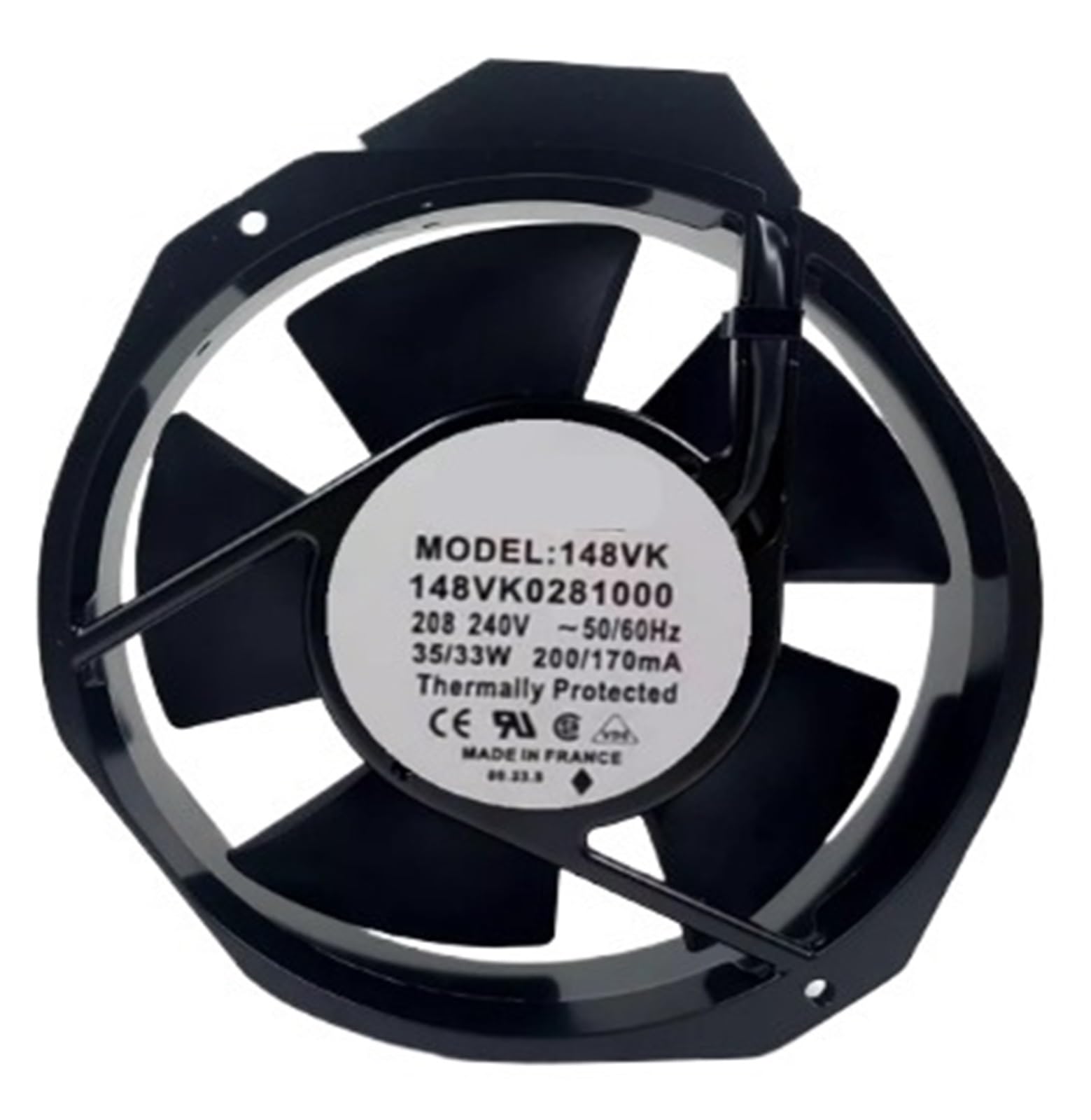 Lzikkgki One Color 148Vk0281000 Cooling Fan 208-240V 35/33W