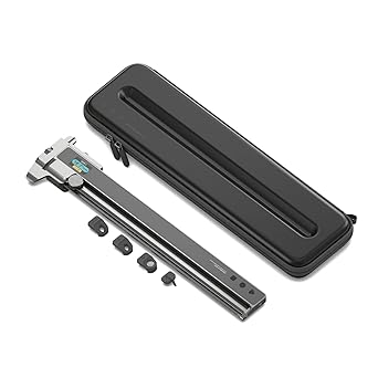 NeoRuler Digital Caliper Kit Premium Combo, 12 inch NeoCaliper Measuring Tool, ?0.004 inch Accuracy, 93 Built-in US Imperial, Metric Scales, Infinite Customized Scales for 3D Printing/DIY Measurment
