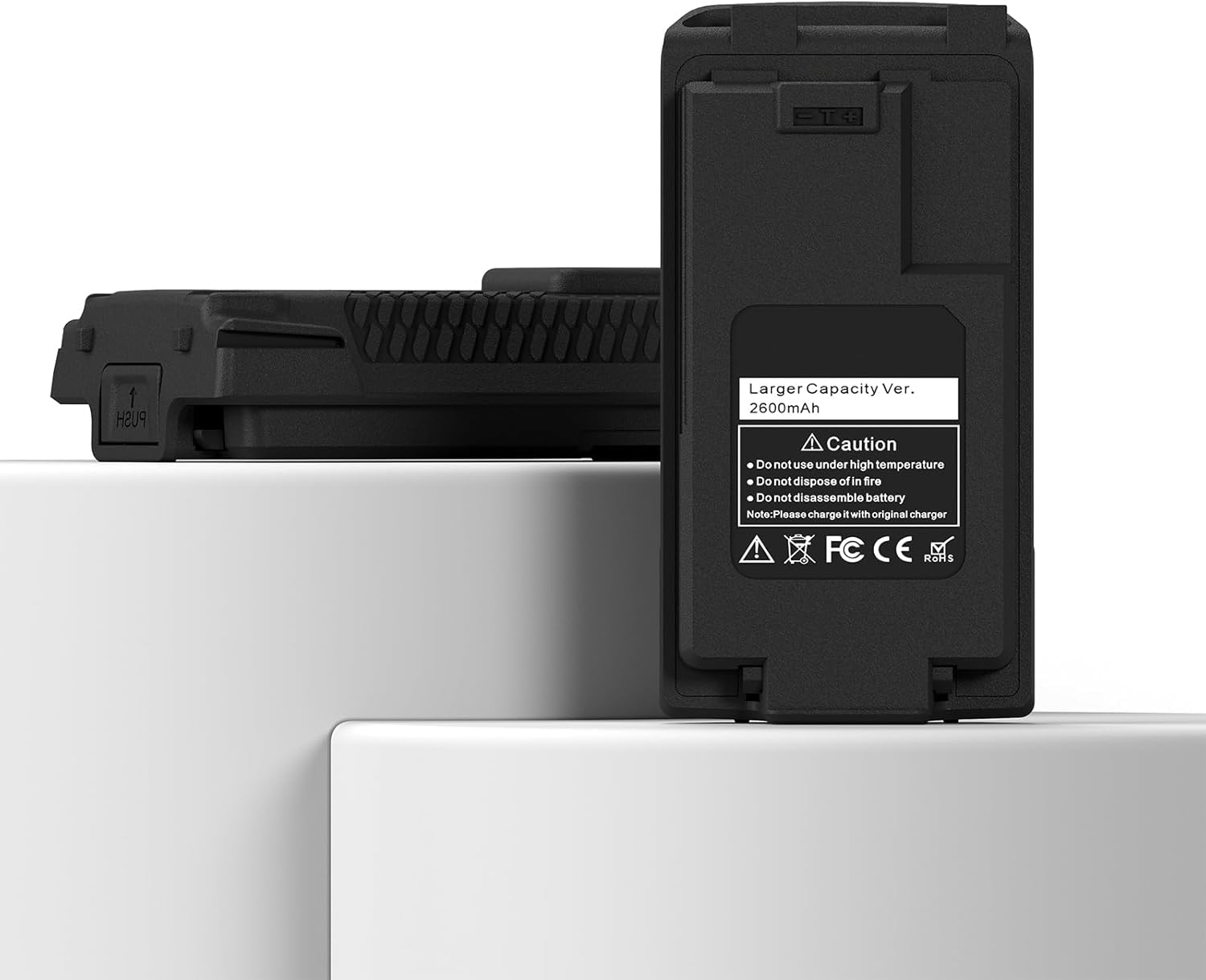 2 Packs UV-K5(8) Type-c Charging Battery Replacement UV-K5 Li-ion Battery 2600mAh for UV-K6 Radio for Adult Walkie Talkie Accessories 7.4V