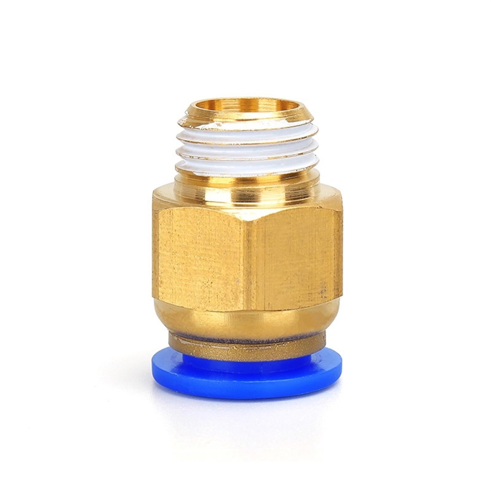 10 pz PC Tubo di Collegamento Aria Raccordo 4-12 Mm Filettatura Maschio Bsp 1/4 "1/2" 1/8 "3/8" capezzoli In Ottone Attacco Rapido Raccordi Pneumatici (Size : PC10-03)