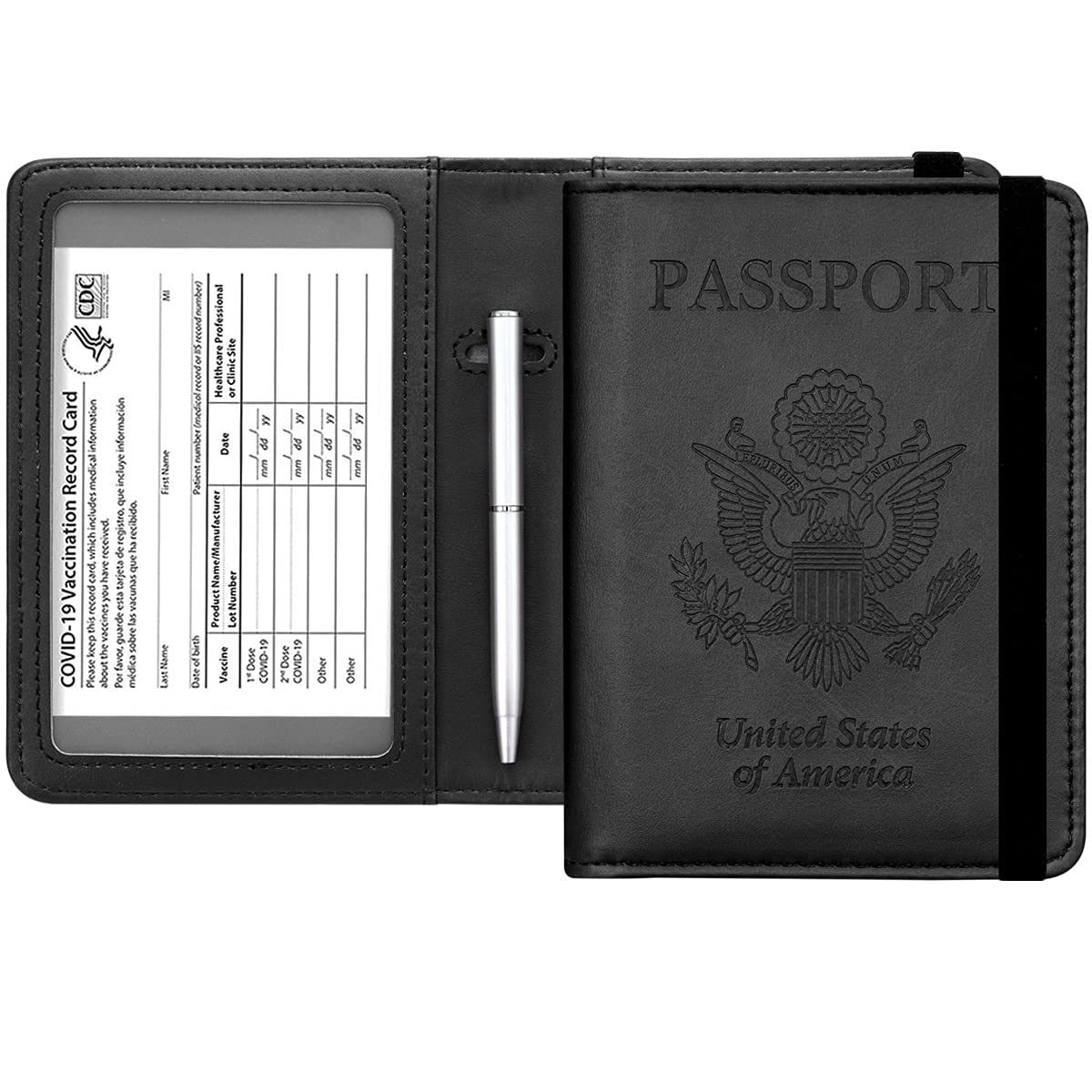 Buy HOTCOOL Passport Holder UPGRADED VERSION Leather Passport