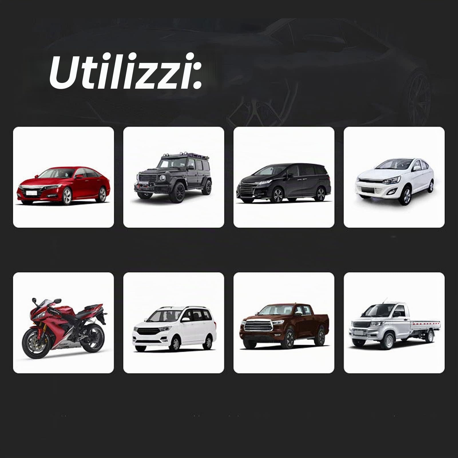 Caricabatteria per Auto, 12V/24V (20Ah/200Ah) Automatico Intelligente Mantenitore di Carica Caricabatteria per Barca, Barca, Camper, SUV, ATV, Display LCD, Riparazione(Regolamenti europei)