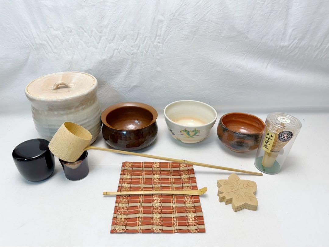 Tea Utensils, Mulberry Tea Box, Set of 12, Set of 12, Tea Utensils Set, Sencha Utensils