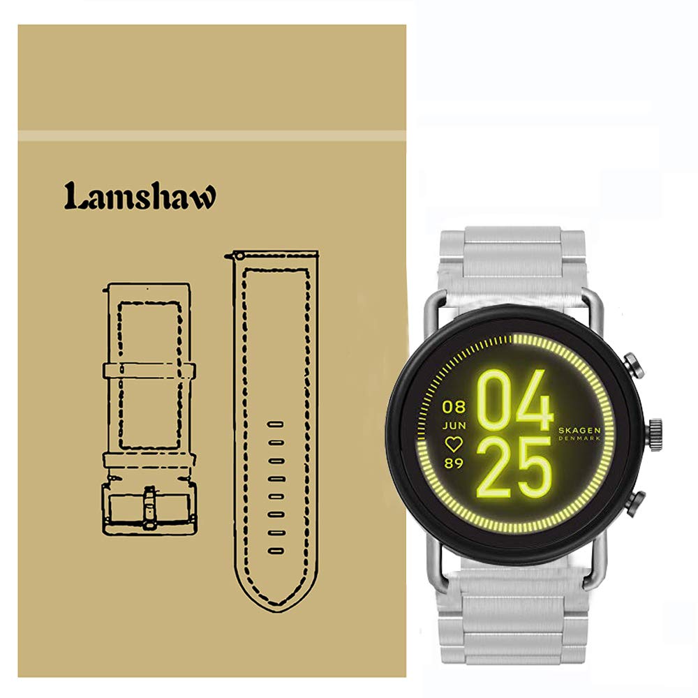 Amazon.co.jp: Lamshaw for Skagen Falster 3 バンド, ステンレス 