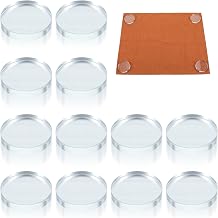 12pcs Paper Weights, Glass Sewing Weights for Pattern Cutting, 2.4in Diameter, 0.39in Thick, Fabric Weight for Dressmaking, Sewing Accessories
