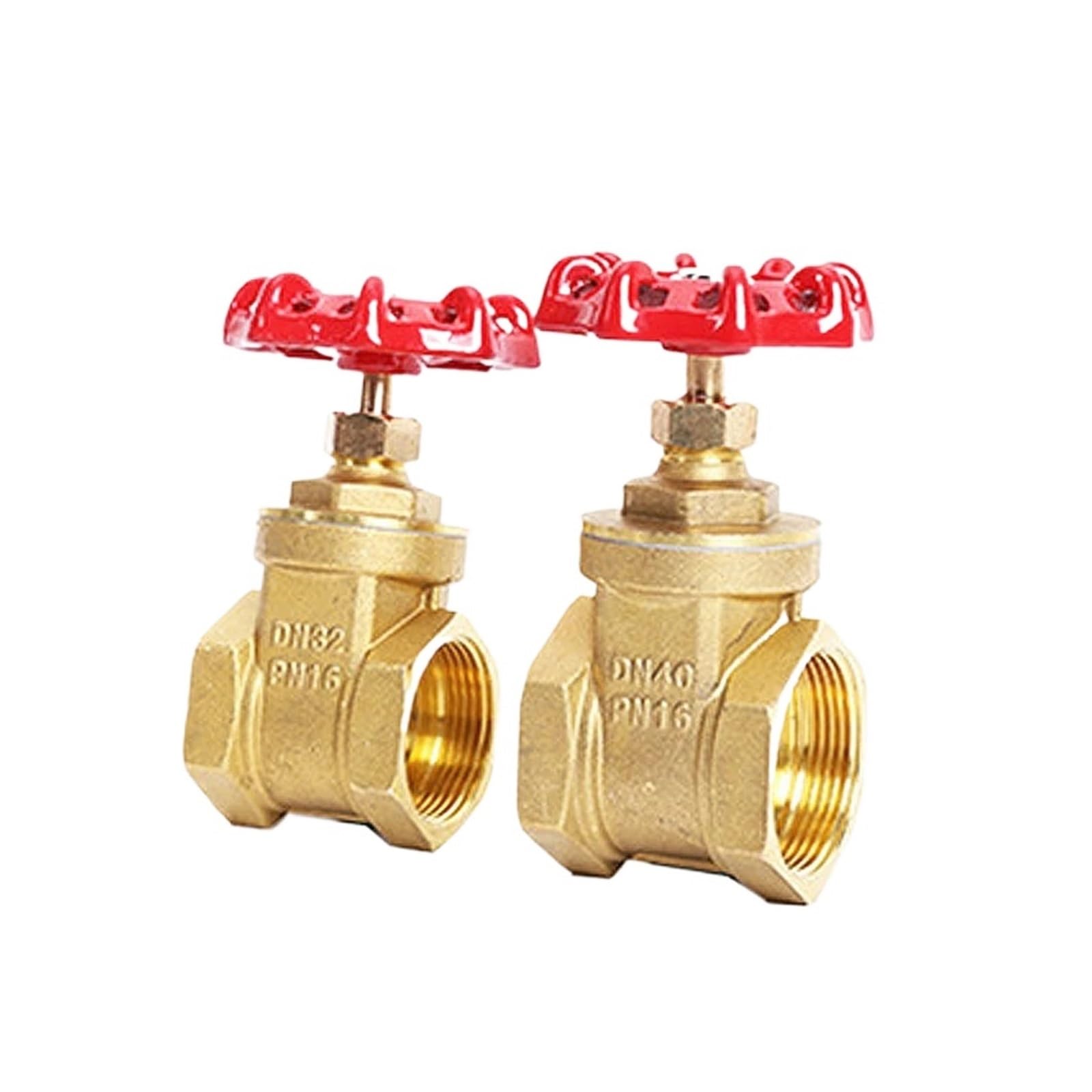 Gate Valve， G 1/2" 3/4" 1" 1-1/2" 2" Female Thread Brass Gate Valve(DN40)