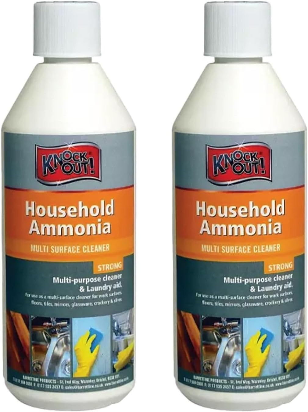 St@llion 500ml Ammonia Multi-Purpose Cleaner Strong Household Grease, Stains, and Grime Remover for Floors, Tiles, Glass, Laundry, and Kitchen Use | Versatile and Powerful Cleaning (2)