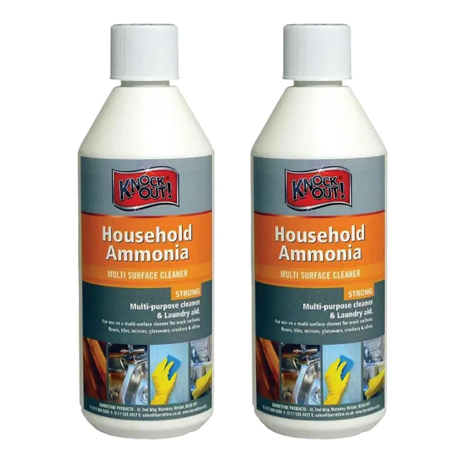 St@llion 500ml Ammonia Multi-Purpose Cleaner Strong Household Grease, Stains, and Grime Remover for Floors, Tiles, Glass, Laundry, and Kitchen Use | Versatile and Powerful Cleaning (2)