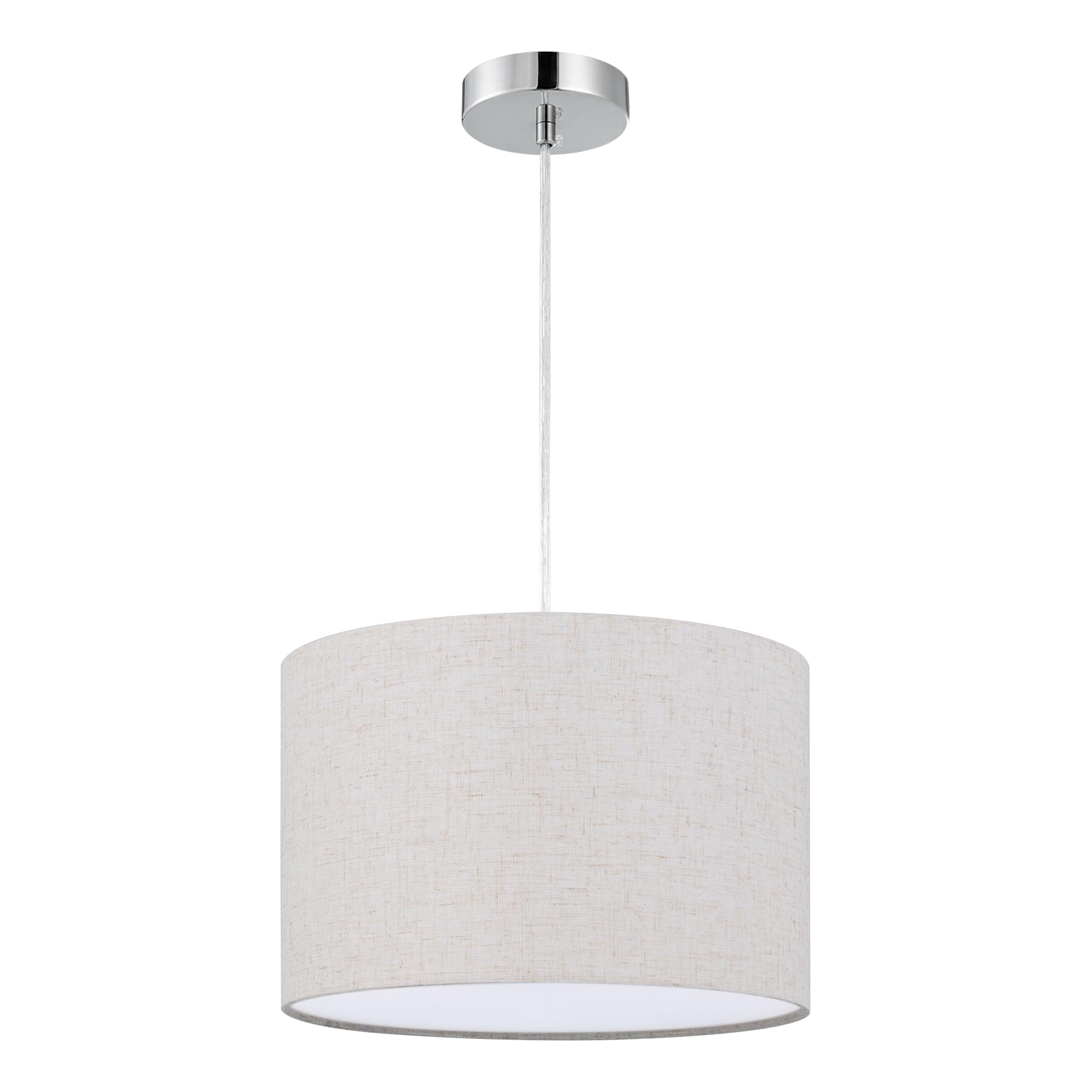 Zedelmaier Deckenlampe Deckenleuchte mit Stoff-Lampenschirm Wohnzimmerlampe Schlafzimmer Kinderzimmer Flur Lampe