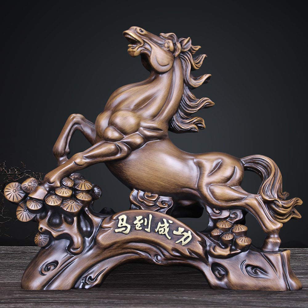 Mignon Lucky Horse : le cadeau en résine idéal pour les couples