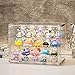 BOHOIDEE 4 Tiers Clear Display Case for Figures, Acrylic Storage Organizers Box with Magnetic Door, Large Dustproof Showcase for Collectibles Action Figure