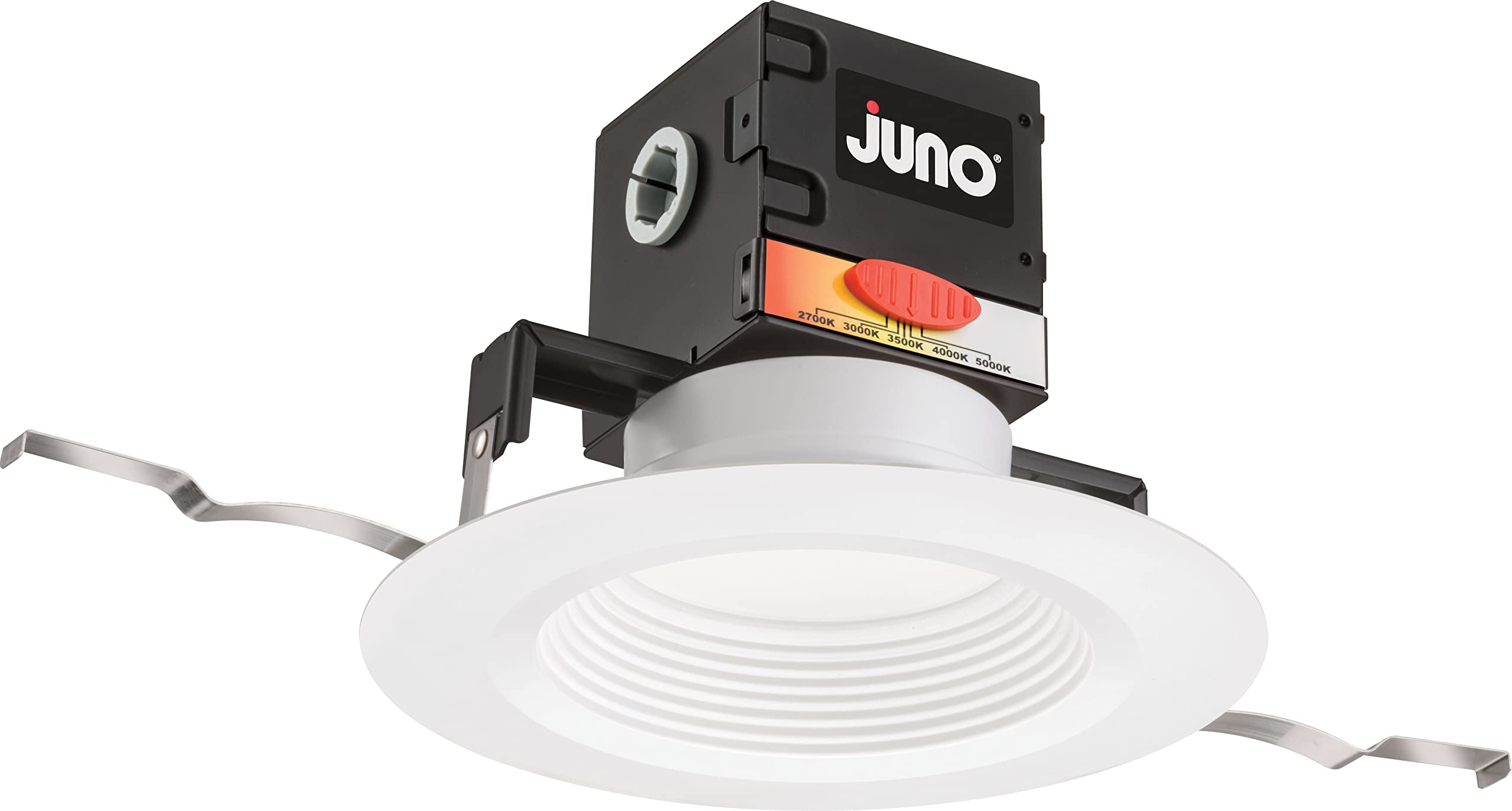 Juno JBK6 RD SWW5 90CRI CP6 MW M2 OneUP LED Downlight Series, 6-Inch, Baffle Trim, White
