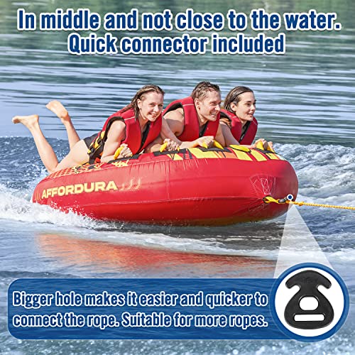 Image of Affordura Towable Tubes for Boating Tubes for Boats to Pull, 75 inch, 1-3 Rider