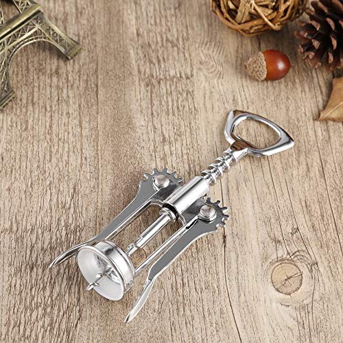 1Pc roestvrij stalen flesopener ober metalen wijn kurkentrekker fles handvat opener kurkentrekkers 16 x 5.5 x3.5cm… - Image 4