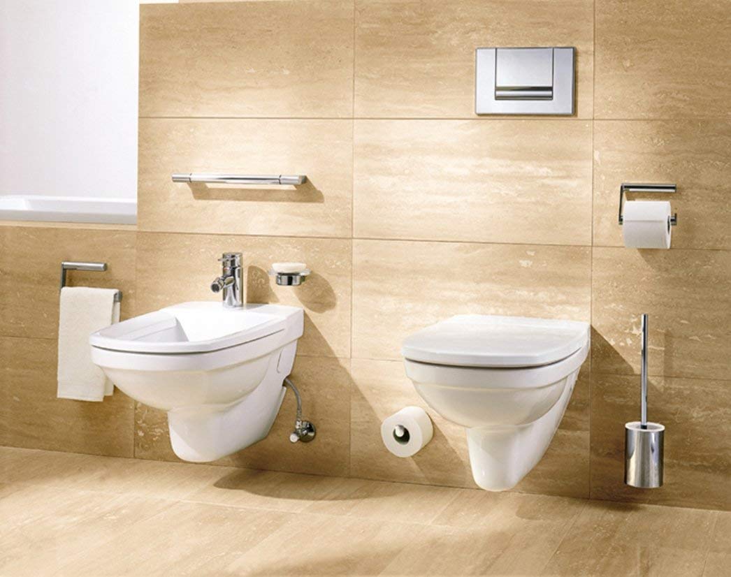 KEUCO PLAN Toilettenpapierhalter, offene Form, schwenkbar, rechts, 14962070000, Farbe: Edelstahl