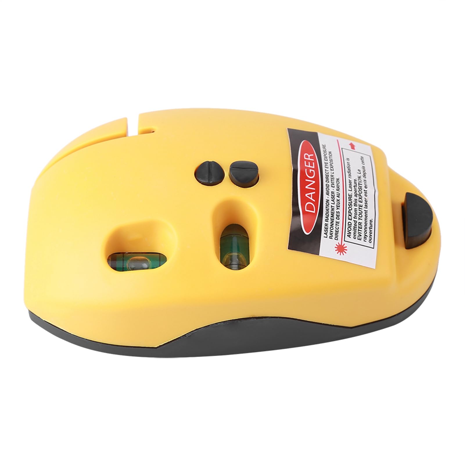 Infrared Level, 2 Lines Vertical Horizontal Line Infrared Level Right Angle Measuring Tool (Yellow)
