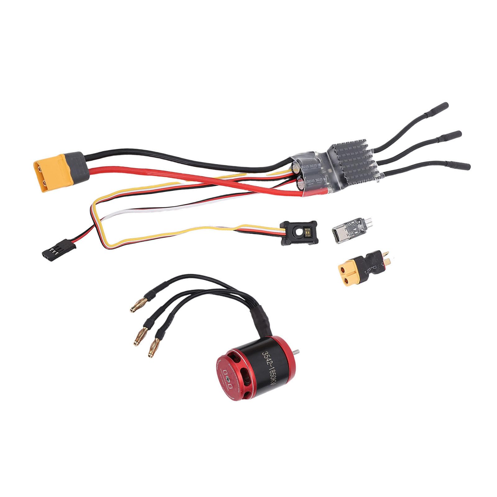 Sonew Zestaw Silnika Bezszczotkowego 1850KV i Regulatora do /10 RC
