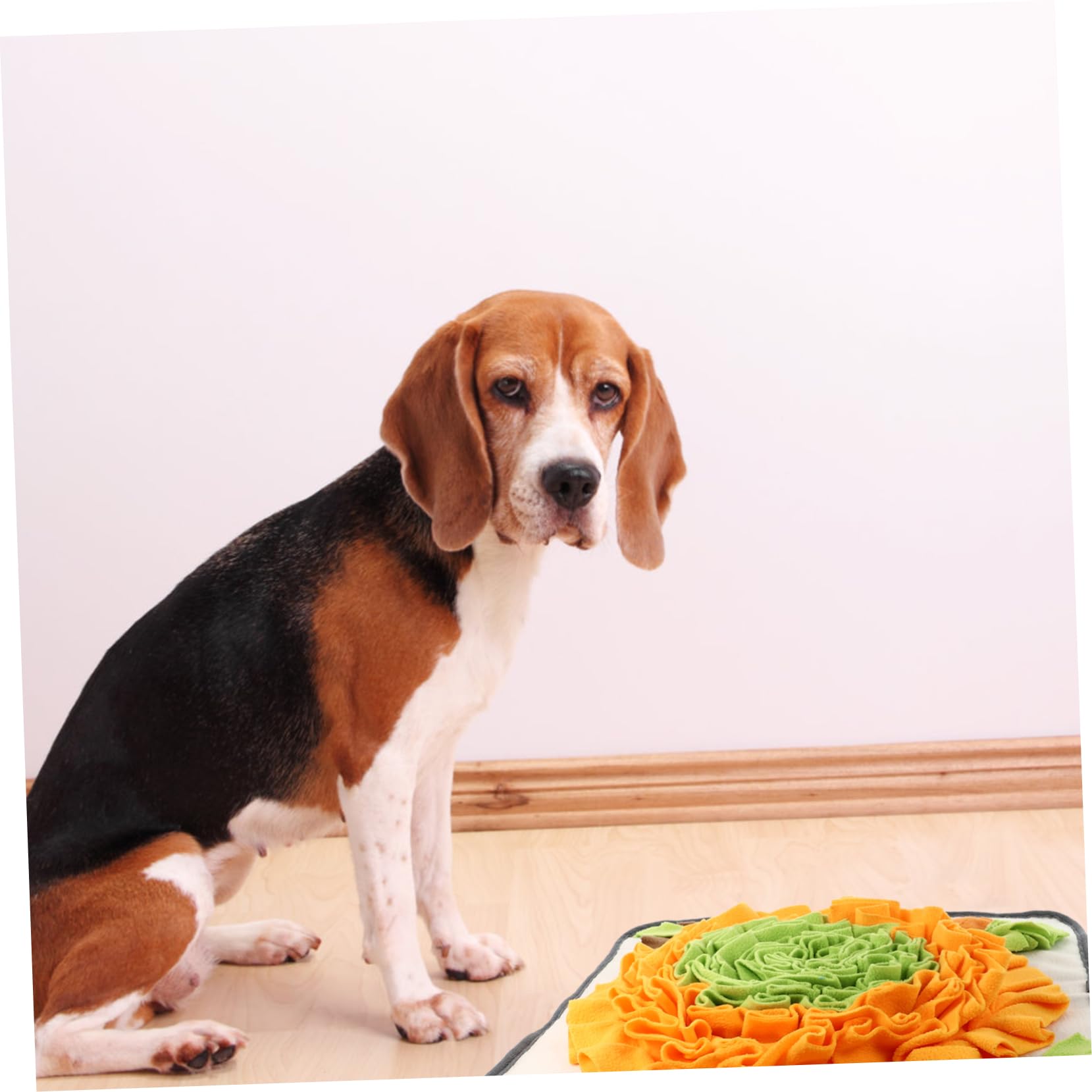 POPETPOP Tappetino Interattivo per Cane, Tappeto per Alimentazione Lenta Nascosto, Giocattolo Sniffing per Pet in Polare, Lavabile