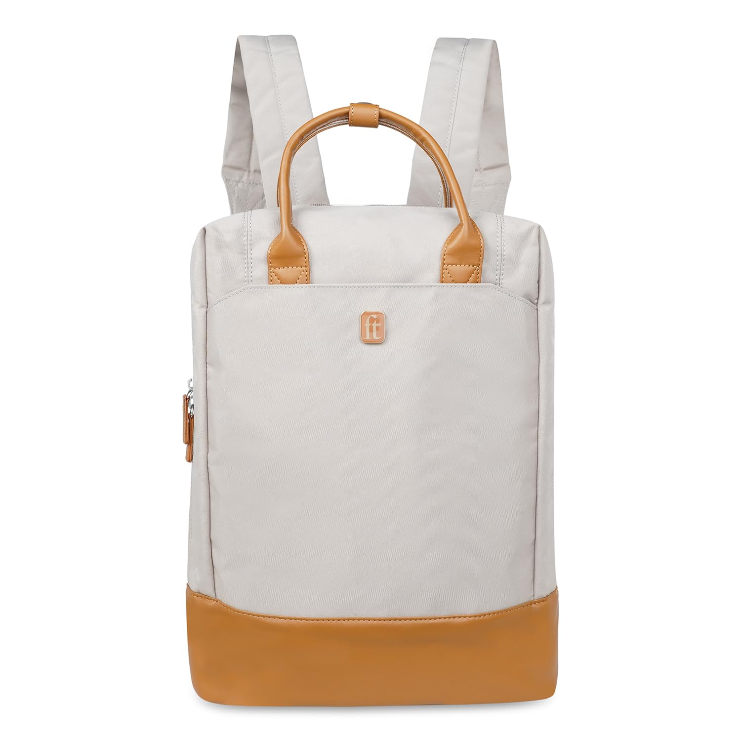 See full amazon price history chart for ft Dapper Beige backpack with Vegan Leather Trims, Eco Responsible fabric with one main compartment having padded Laptop section, Organizer, Pen holder and Premium Key holder.Unisex fashion Backpack. ft Dapper Beige backpack with Vegan Leather Trims, Eco Responsible fabric with one main compartment having padded Laptop section, Organizer, Pen holder and Premium Key holder.Unisex fashion Backpack. (B0DDCH3LZ5) Amazon Price History, Amazon Price Tracker