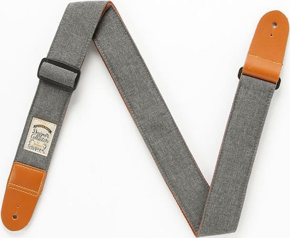 IBANEZ Designer Collection Guitar Strap - Charcoal Gray Denim (DCS50D-CGY)