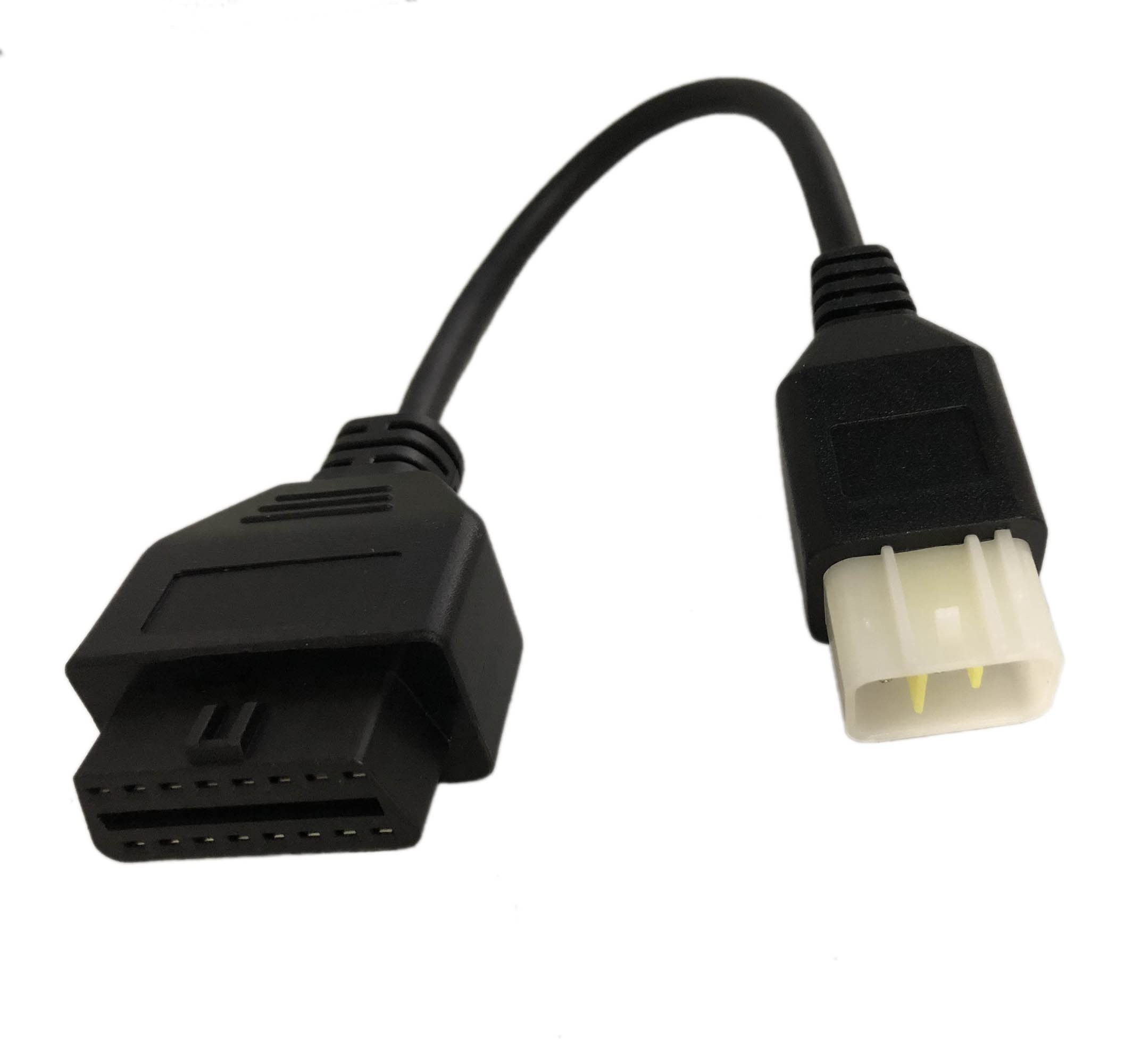 Fixd Car Diagnostic Tool 6 Pin Obd Cable Adapter 6 Pin To CAN OBD2 OBDII Diagnostic Tool Cable Adapter Obd2 Motorcycle Adapter Compatible With BRP Moto ATV UTV Motorcycle Bike Clut Odb2