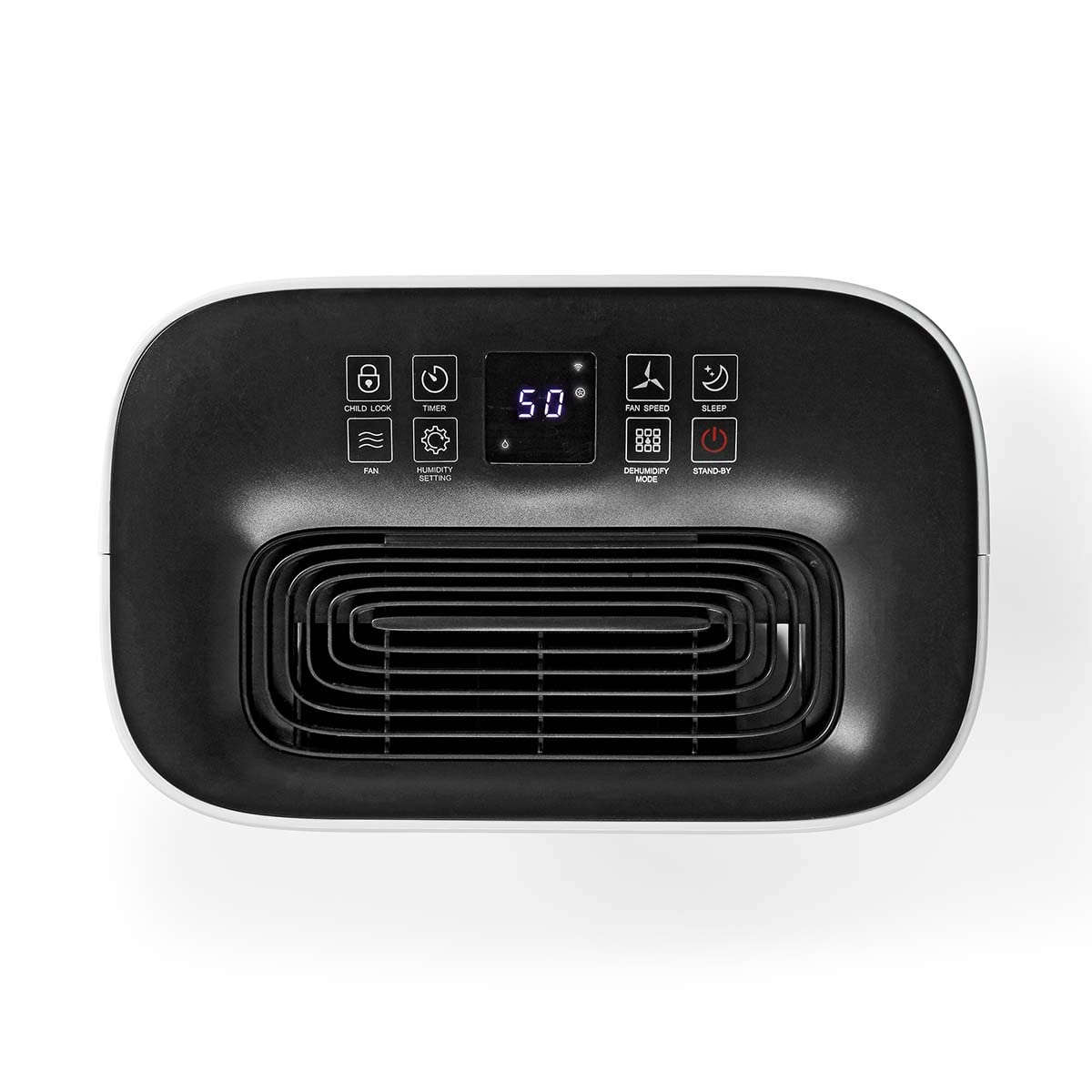 Nedis SmartLife osuszacz powietrza | Wi-Fi | 20 l/dzień | osuszanie/ciągłe/suche pranie/wentylacja | Apple Store/Google Play | regulowany higrostat | 195 m³/h