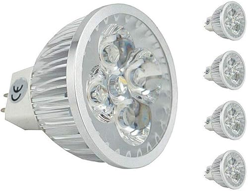 Miniatura 5 de CTKcom Bombillas LED MR16 de 5 vatios 85  265 V (paquete de 6), proyector LED G5.3 igual a bombillas halógenas de 50 W, 3000 K, blanco cálido, 400