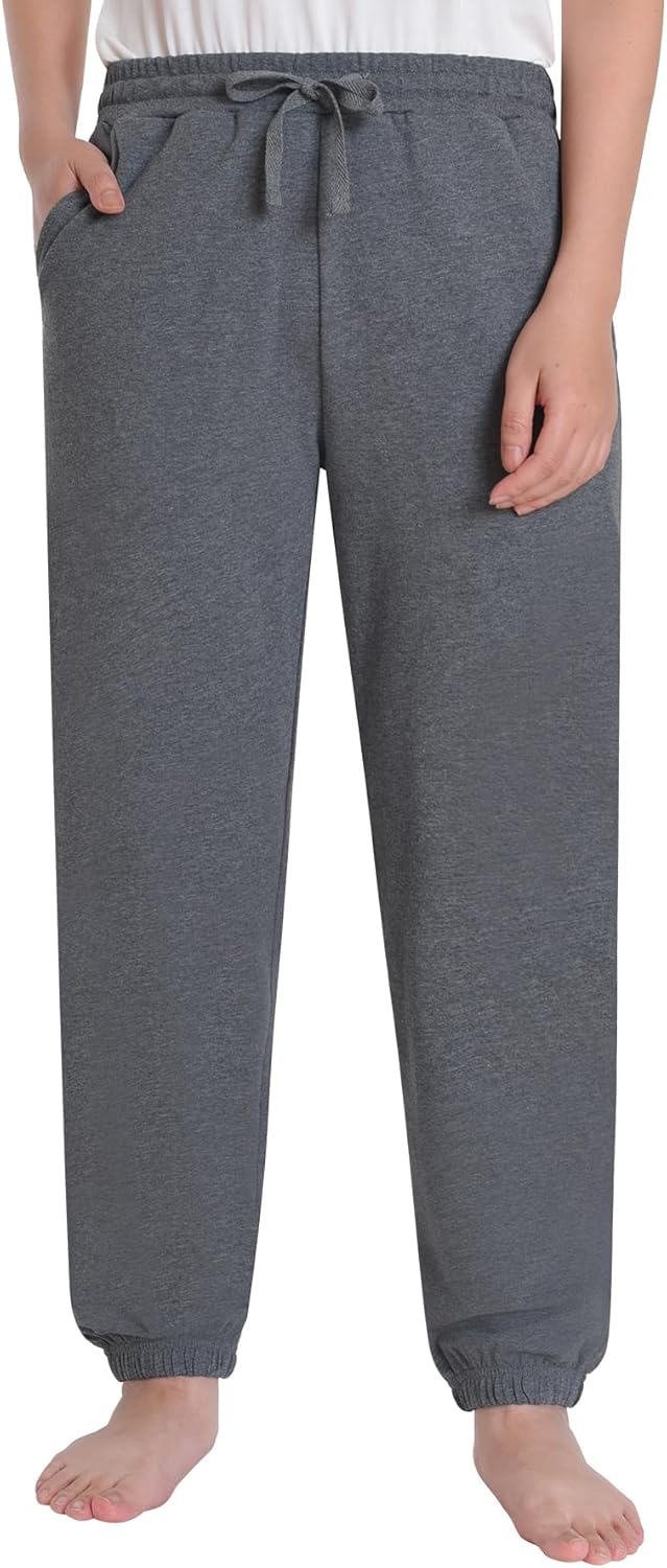 Latuza Women's Petite Lounge Pants Cuffed Pajama Pants