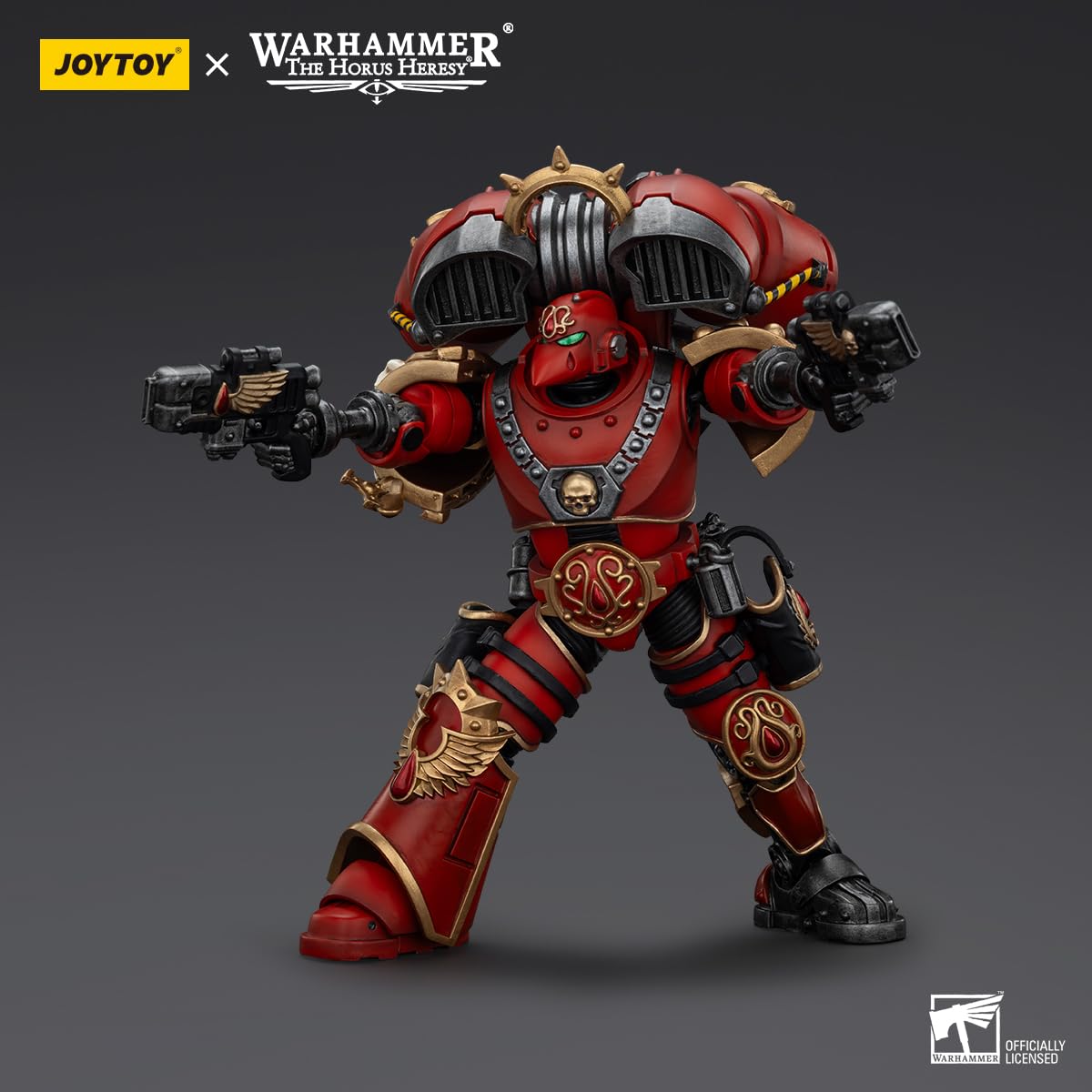 TOYVERSE JOYTOY 1/18 Warhammer Herezja Horusa, Blood Angels Dominion Zephon figurka akcji, ruchome stawy, model postaci, 15 lat i więcej