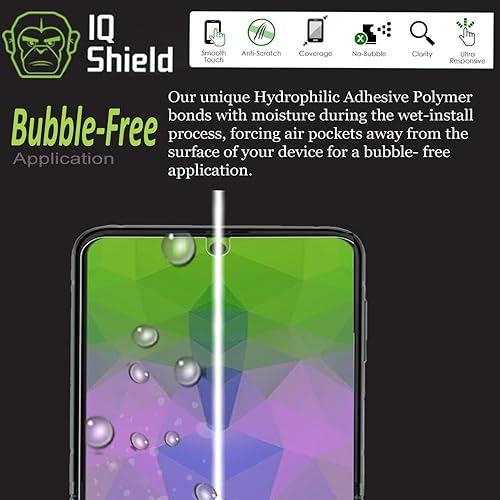 Miniatura 7 de IQShield Protector de pantalla compatible con Samsung Galaxy Z Flip 3 (paquete de 2) Película de TPU transparente ultra fina antiarañazos