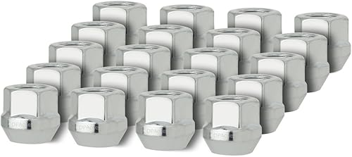 DPAccessories LOB2B6C----05PAR tuercas para automotores, Plateado