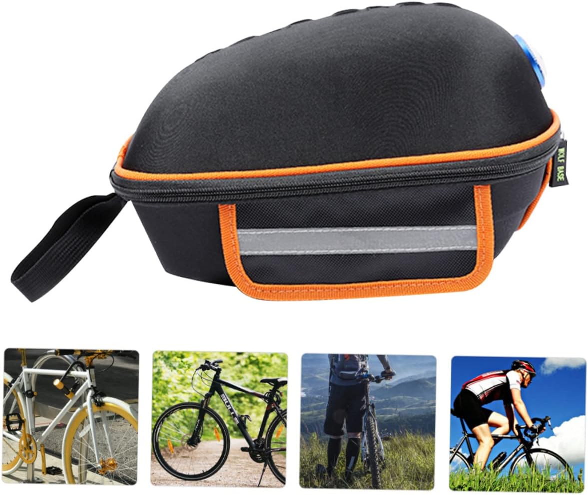 YARNOW 1pc Large Capacity Backseat Shelf Bag Quick Release Tail Bag for Riding Equipment Shell for Outdoor Sports Black-