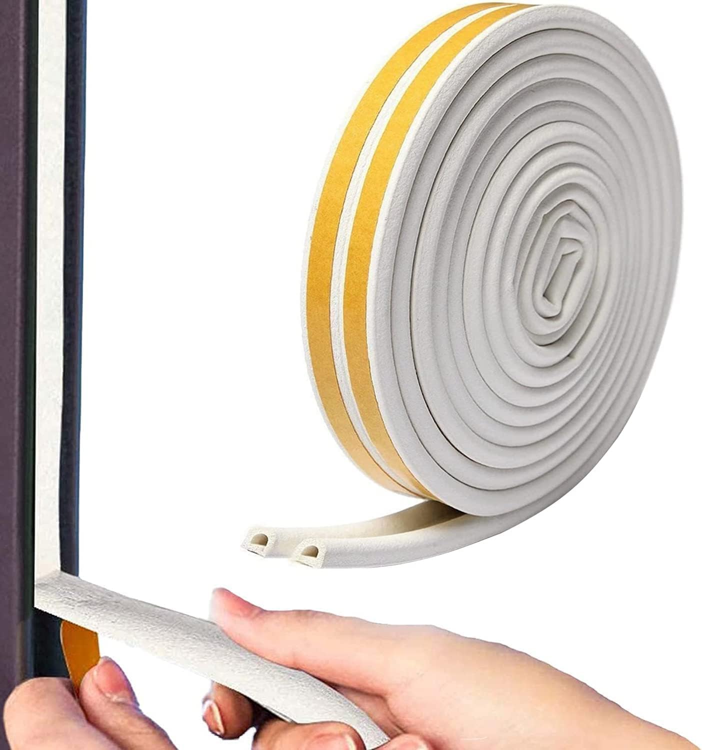 ZYGNOS Self Adhesive Foam Window Seal Strip | Sliding Door/Noise Blocker Tape | Window Seal Strip Tape | Soundproofing Weather Stripping Insulation Gap Blocker | 6 Meter | (White) (B0DG59LRWK) Amazon Price History, Amazon Price Tracker
