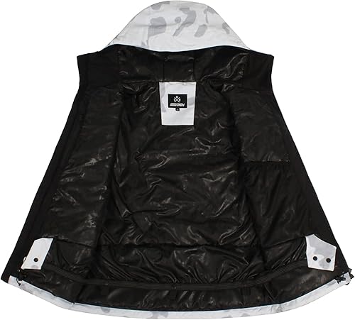 Miniatura 3 de BSASB Chaquetas de esquí para hombre y mujer, abrigos de invierno para snowboard, chaqueta cálida impermeable a prueba de viento para mujer, esquí,