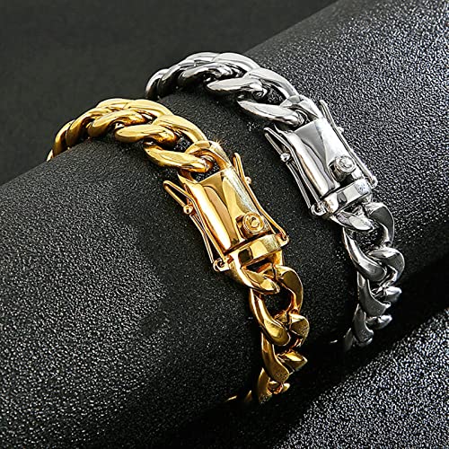 Collier acier inoxydable de qualité supérieure avec maillons 13mm