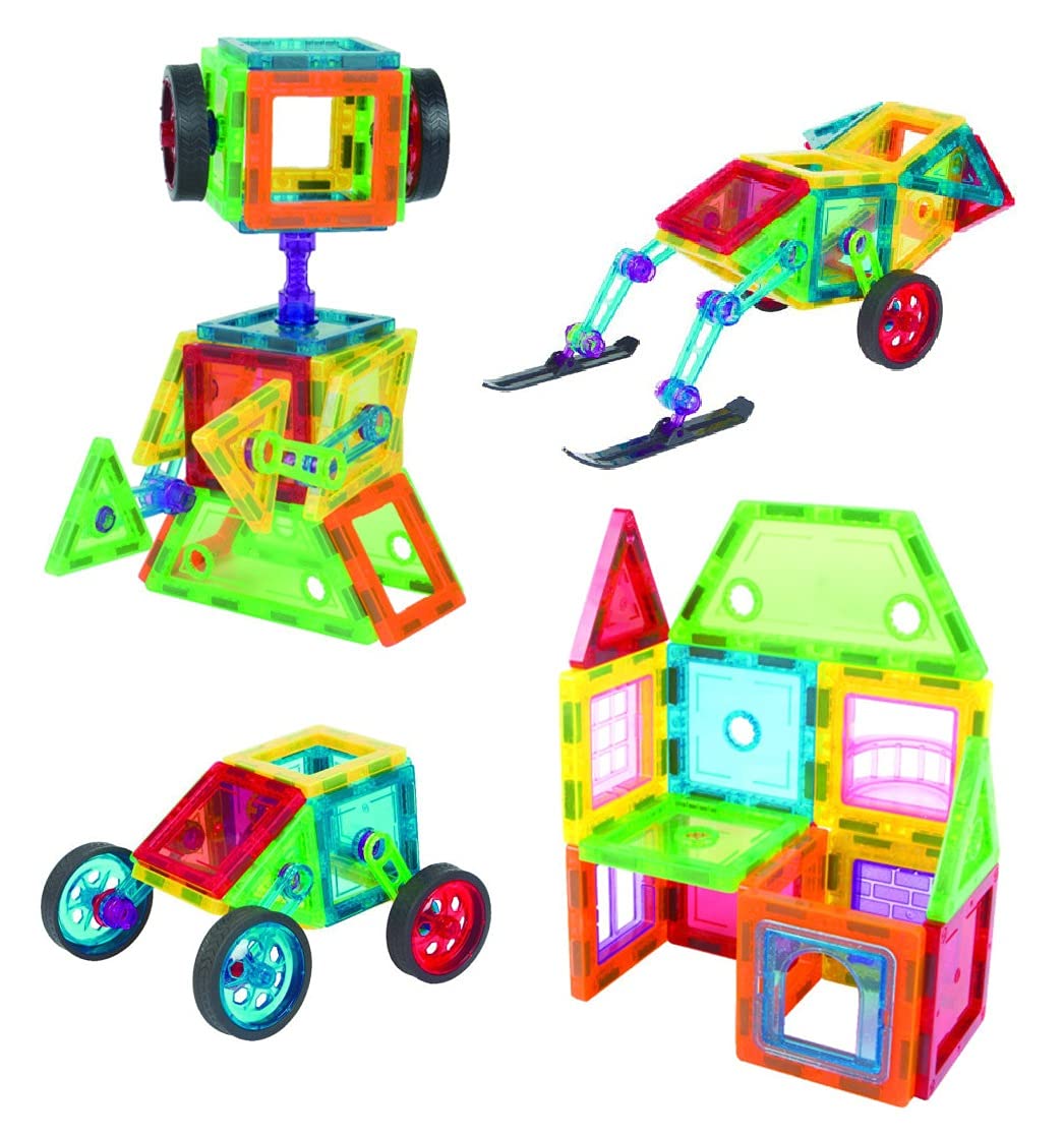 FunBlast Mag Magic Magnetic Building Blocks for Kids Puzzle for Kids Learning Toy Vehicle Playset – (Multicolor;48 Pcs) (B09GG47V93) Amazon Price History, Amazon Price Tracker
