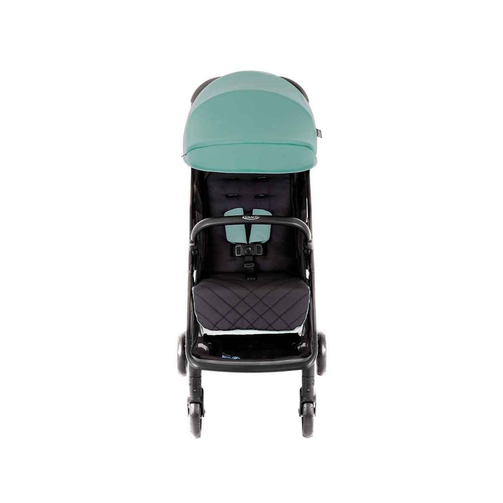 Graco - Myavo Silla de paseo ligera y de plegado rápido, desde el nacimiento hasta los 4 años aprox. (22 kg), con cubierta para la lluvia, color Mint (versión 1)