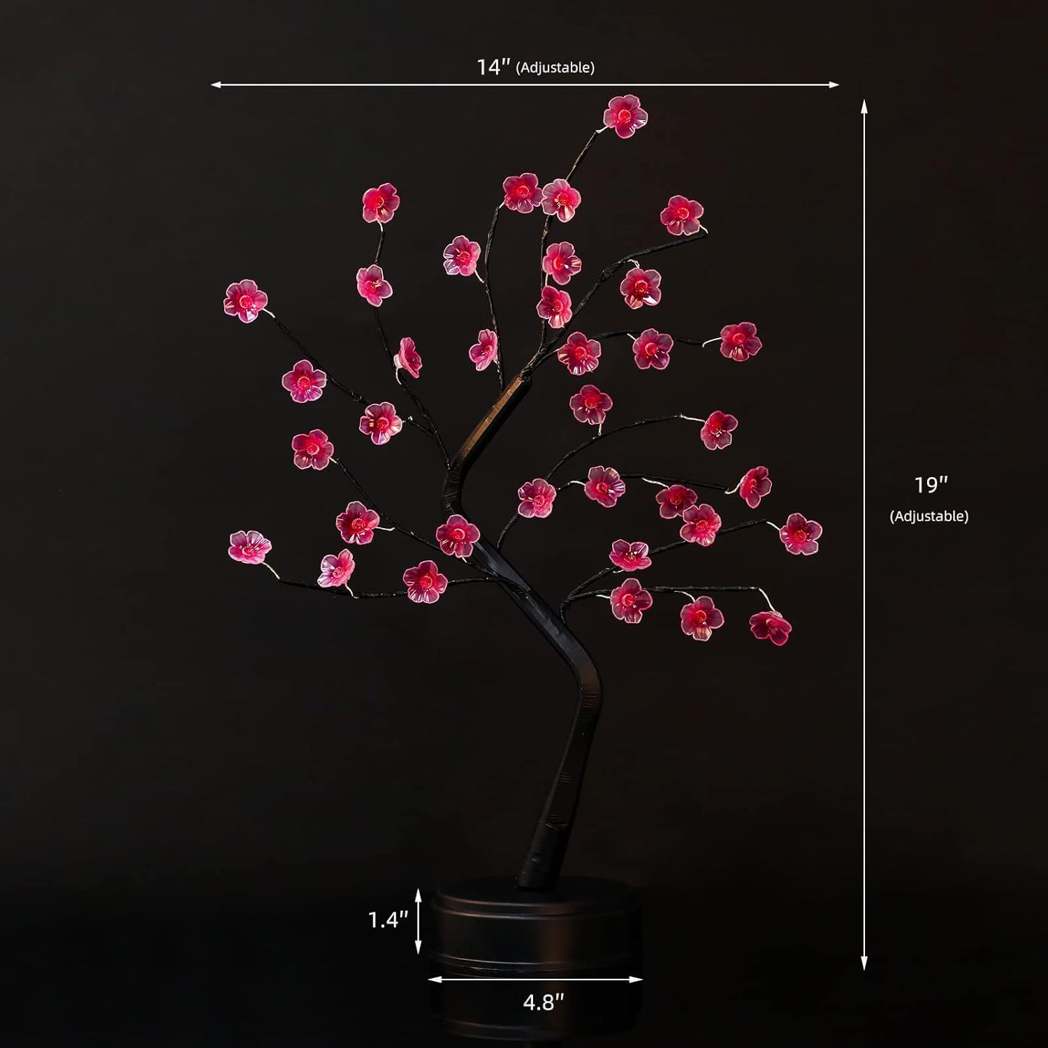 Nakolulu Cherry Blossom Tree Lamp, 18