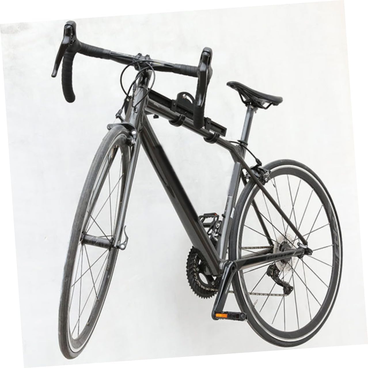 Adjustable Bike Wall Hanger Rack for Garage Vertical Bike Storage Rack for Mountain Road Folding Space-saving Wall Mount Holder for Indoor Display and Organization