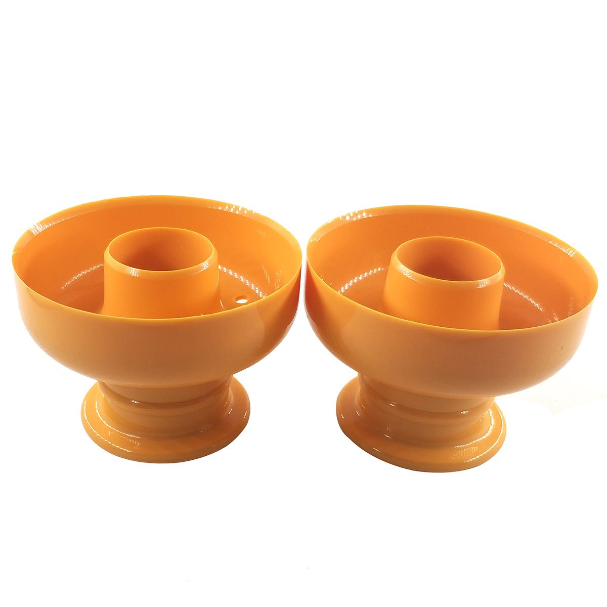 DayCount Pack of 2 Donut Cutter Molds, Hard Plastic Muffin Cups Cake Baking Ring Biscuit Mold Cutter, 3.5'' (Random Color)