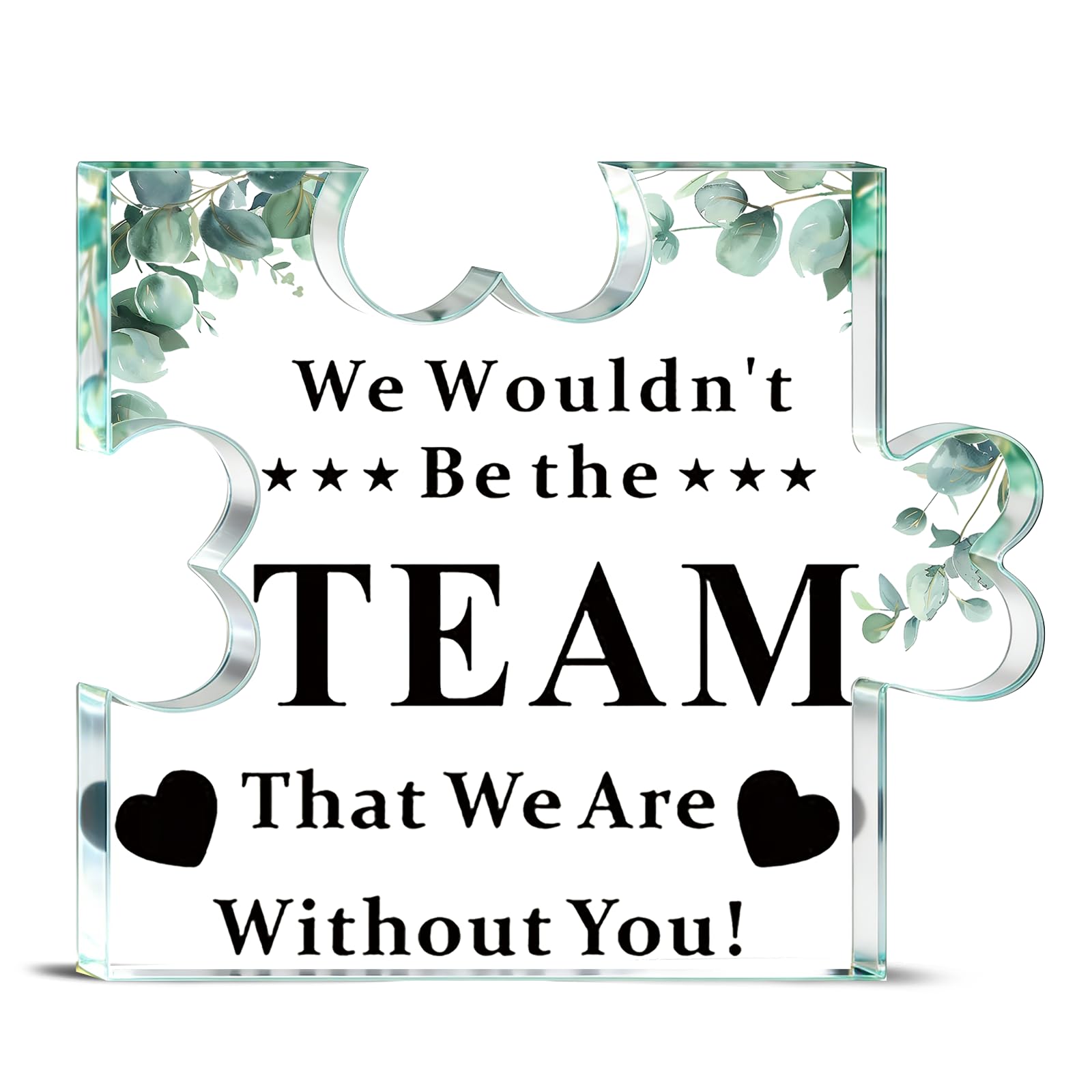 Boss Gifts For Women Man Acrylic Puzzle Piece Plaque Office Desk Decor Sign Employee Appreciation Gifts For Coworkers Staff Leader Boss Lady Gift