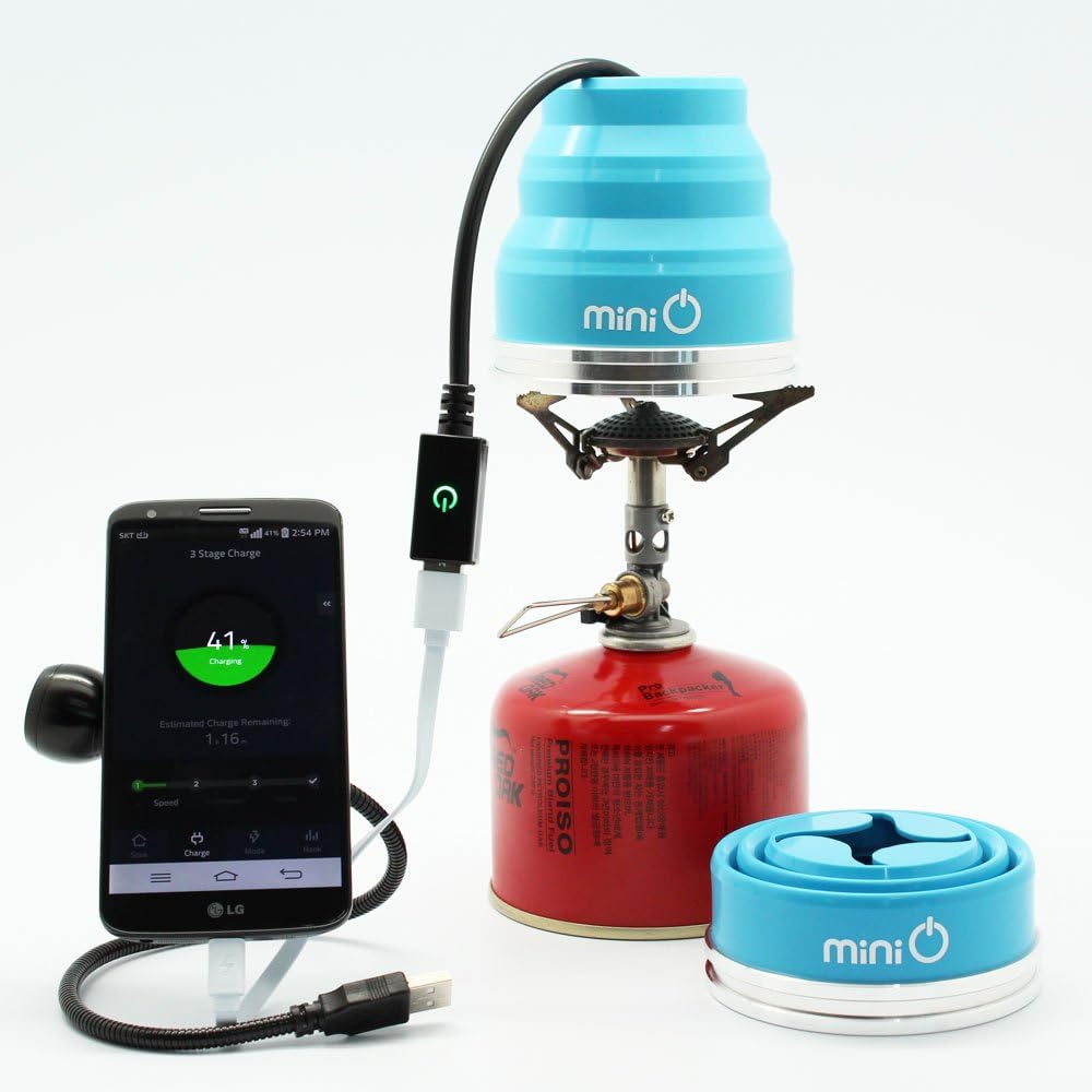 Portable Thermoelectric Generator for Camping - Max 5W USB Charging