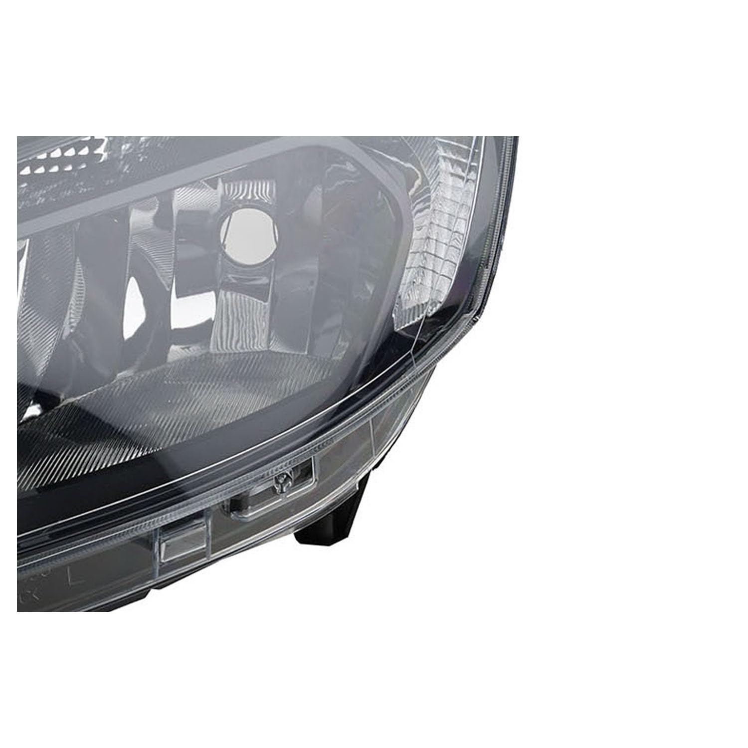 Johns Zestaw reflektorów z laserem Nightbreaker, do Ford Transit Courier, światła LED do jazdy dziennej, czarne, lewe i prawe H7/H15/LED, od 04/18, certyfikat typu E