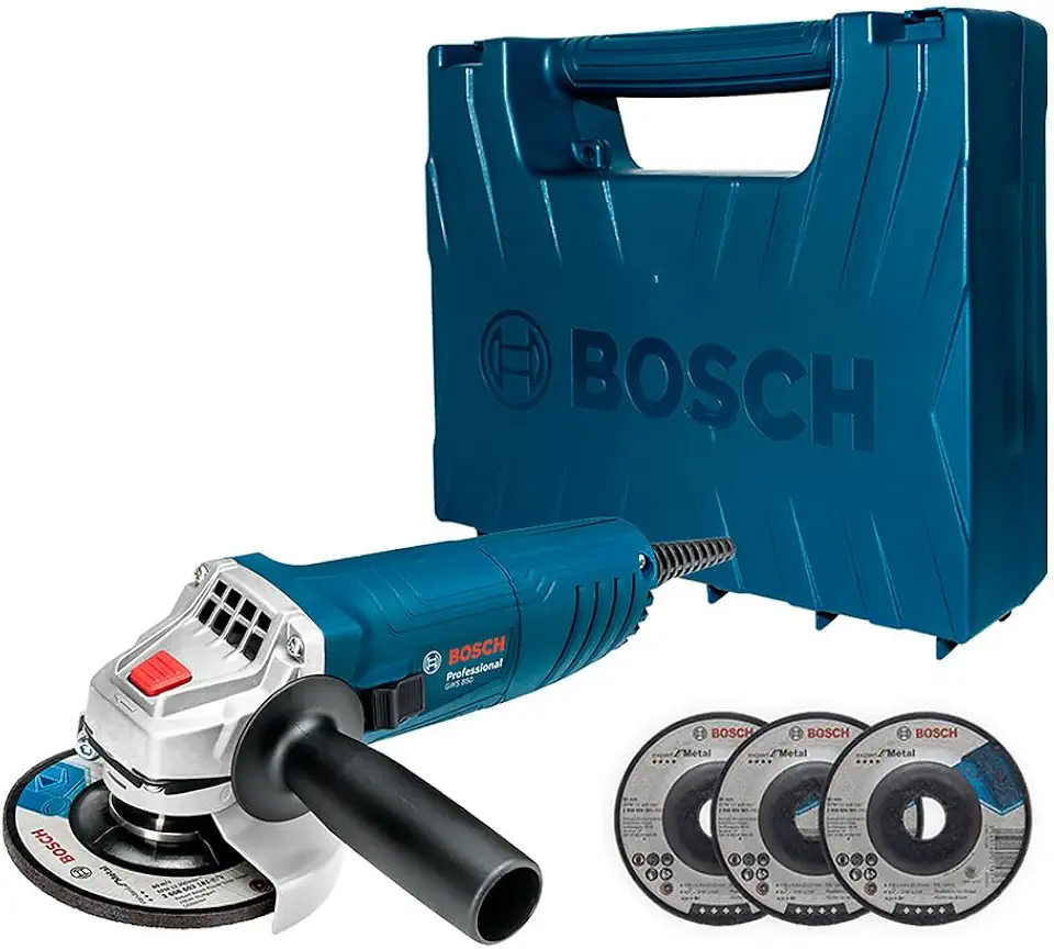 Bosch Esmerilhadeira angular GWS 850 de 4 1/2'' 850W 220V com maleta